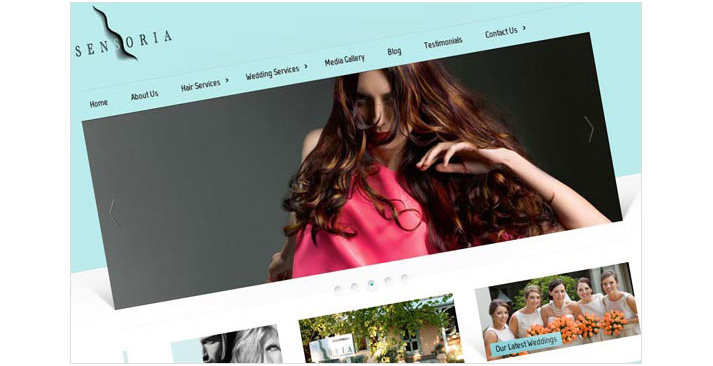 Sensoria Hair Website